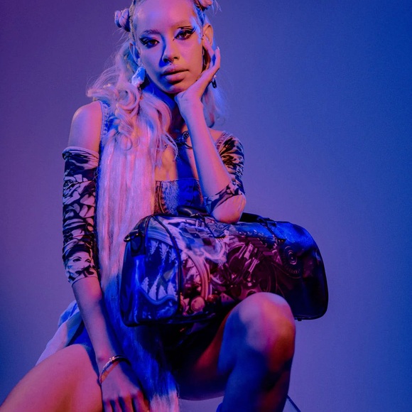 SPRAYGROUND BAG SHARKINATOR 3 MINI Duggle GREY - Picture 2 of 11